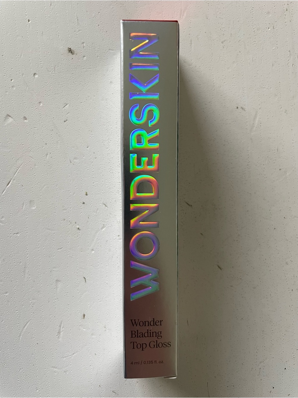 WonderSkin Wonder Blading Top Gloss — Red Glitter